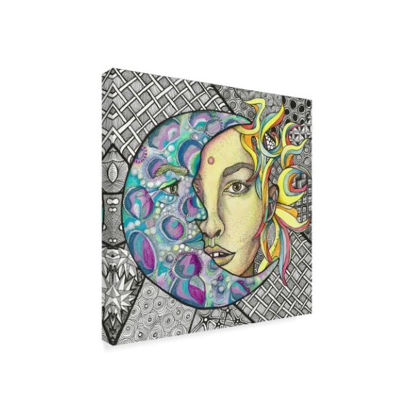 Amy Frank 'Mother Sun' Canvas Art,18x18